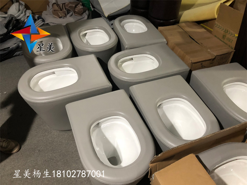 談話室安全防撞馬桶硅膠馬桶，是你想要的防撞軟包
